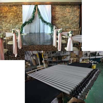 wedding backdop pipe and drape 8ft height