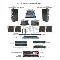 Full Range Active Line Array Speaker+DJ Powered Speaker System