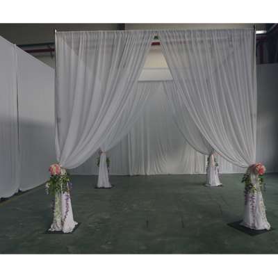 wedding venue decoration pipe drape backdrop mandap backdrop